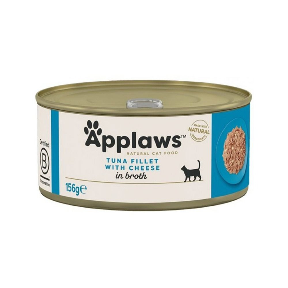 [492195_156G-NA] Applaws Tuna with Cheese Adult Wet Cat Food 156g Tin