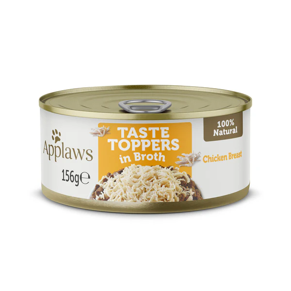 [TT3031RE-A_156G-NA] Applaws Taste Toppers in Broth Chicken Wet Dog Food 156g Tin