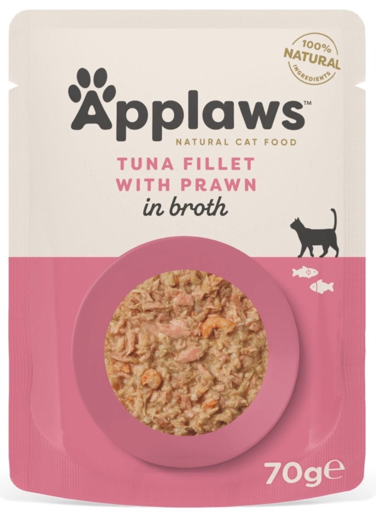 [493031_70G-NA] Applaws Tuna & Prawn Adult Wet Cat Food 70g Pouch