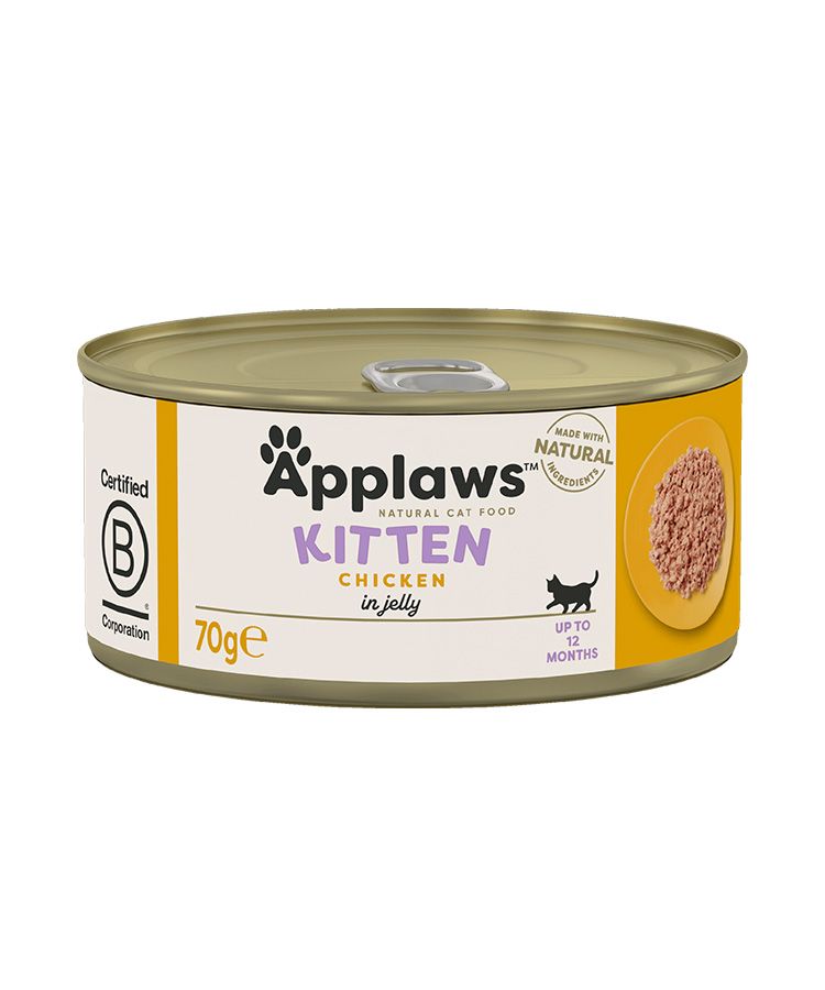 [492096_70G-NA] Applaws Chicken Wet Kitten Food 70g Tin