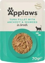 Applaws Tuna with Anchovy & Seaweed in Broth Wet Cat Food 70g Pouch