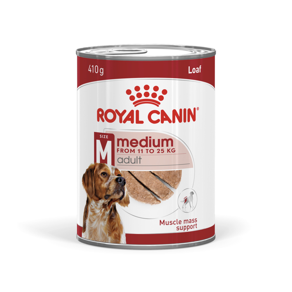 Royal Canin Medium Adult Loaf Wet Dog Food 410g