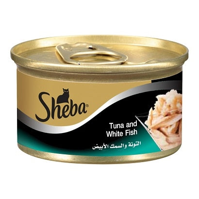 [101363-1] Sheba Tuna & White Fish Wet Cat Food 85G