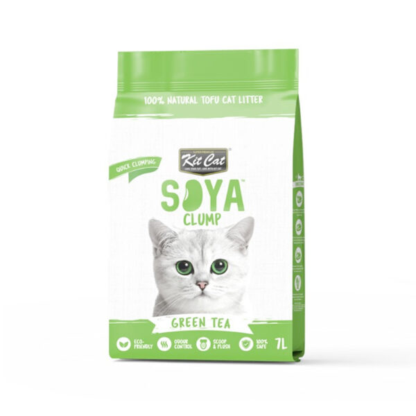 Kit Cat Soya Clump Soybean Litter Green Tea 7L