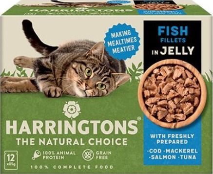 [HARRCATFJ] Harringtons Fish in Jelly Wet Cat Food Multipack