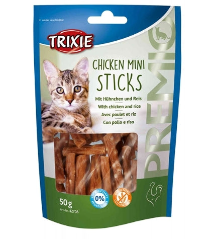 [101050-1] Trixie Premio Mini Sticks Cat Treats 50G