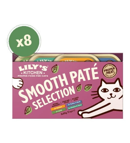 [101200-1] Lily's Kitchen Paté Selection Multipack Wet Cat Food 8X85G