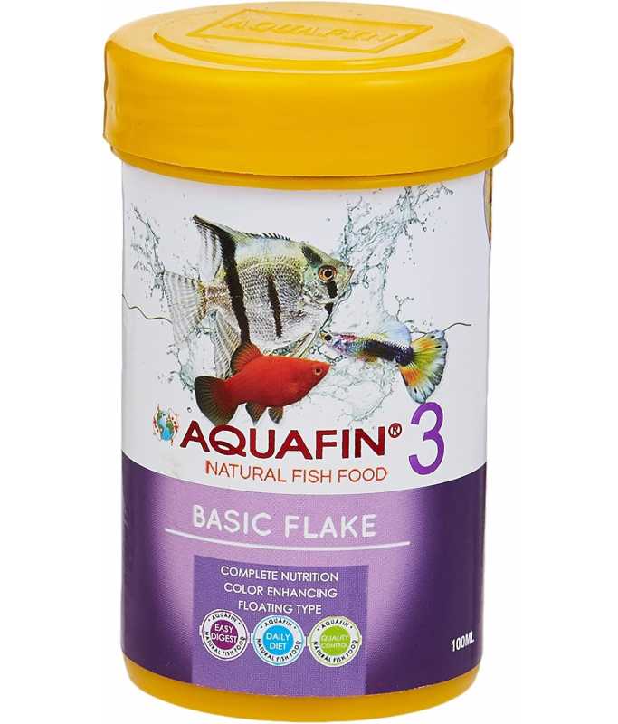 [FFBFAF100] KW Zone Aquafin Basic Flake Fish Food 100ml