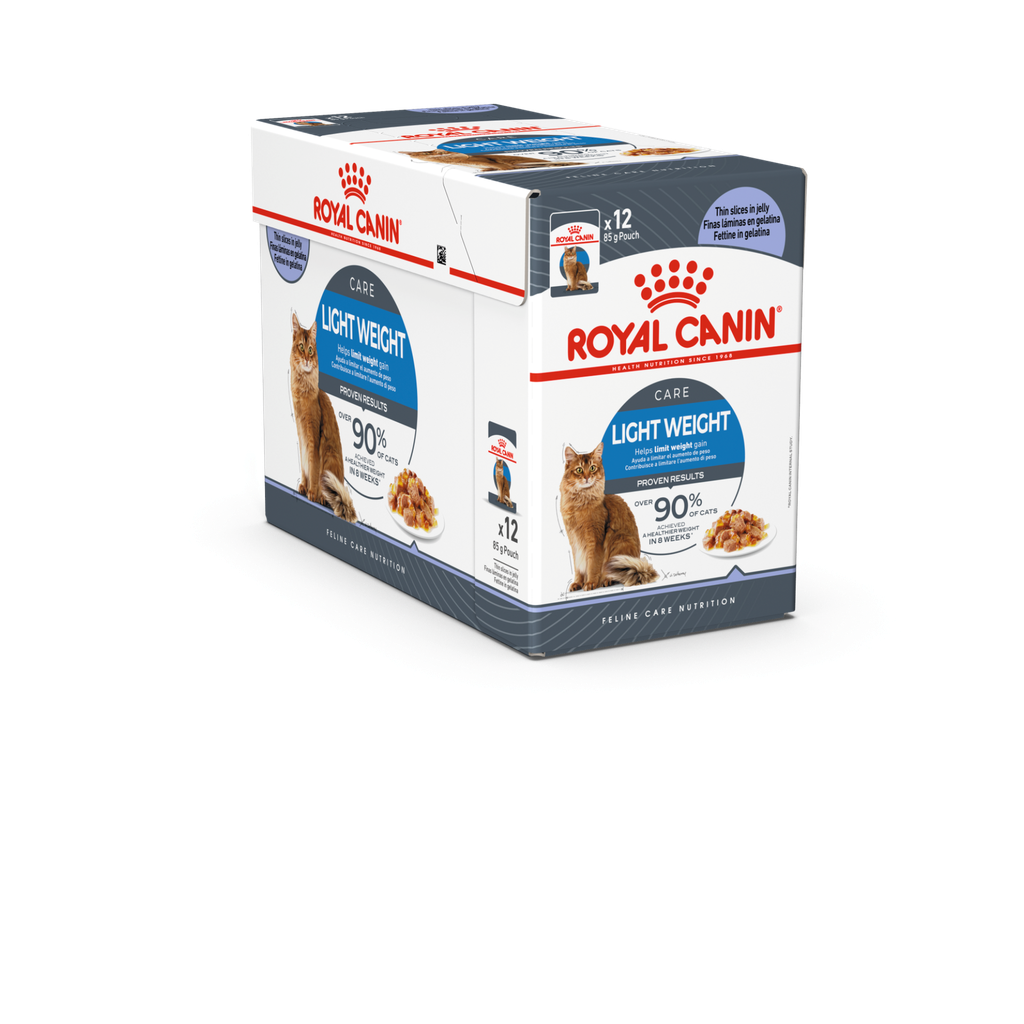 Royal Canin Light Weight Care Adult In Jelly Wet Cat Food 12x85g