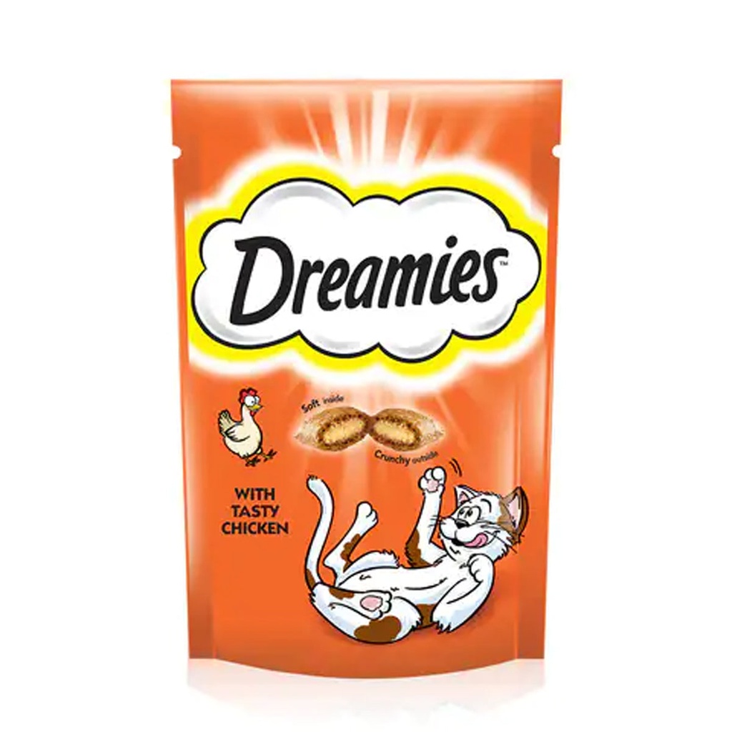 [103715-1] Dreamies Chicken Cat Treats 60G