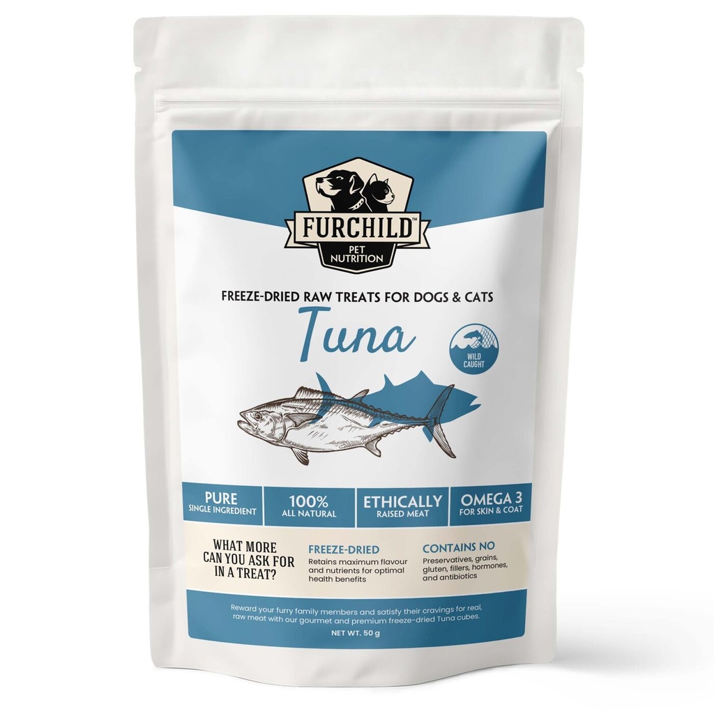 Furchild Freeze-dried Wild-caught Tuna Treats 50g