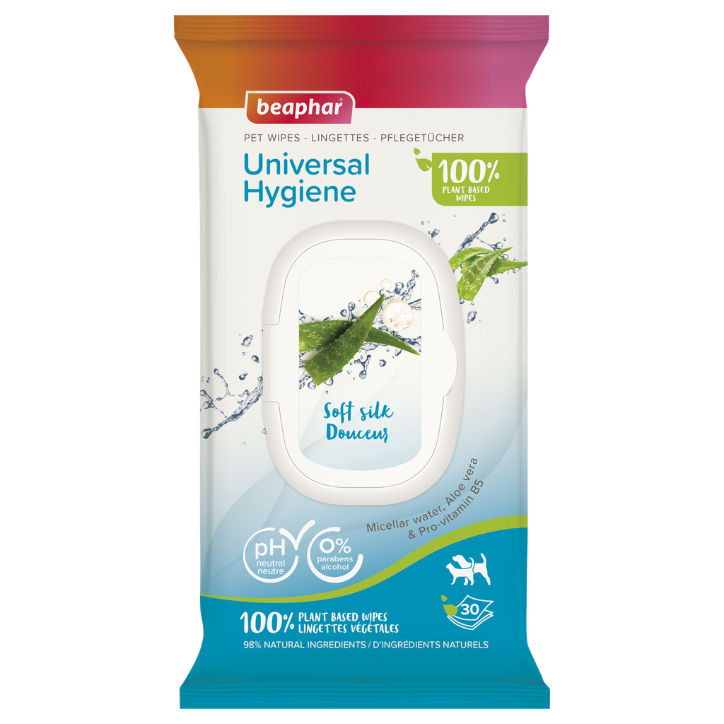 [BE1000055] Beaphar Pet Wipes Universal (30 Wipes)
