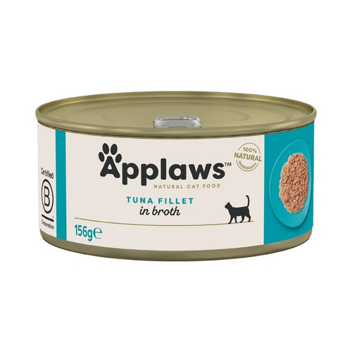 [490184_156G-NA] Applaws Tuna Fillet Adult Wet Cat Food 156g Tin