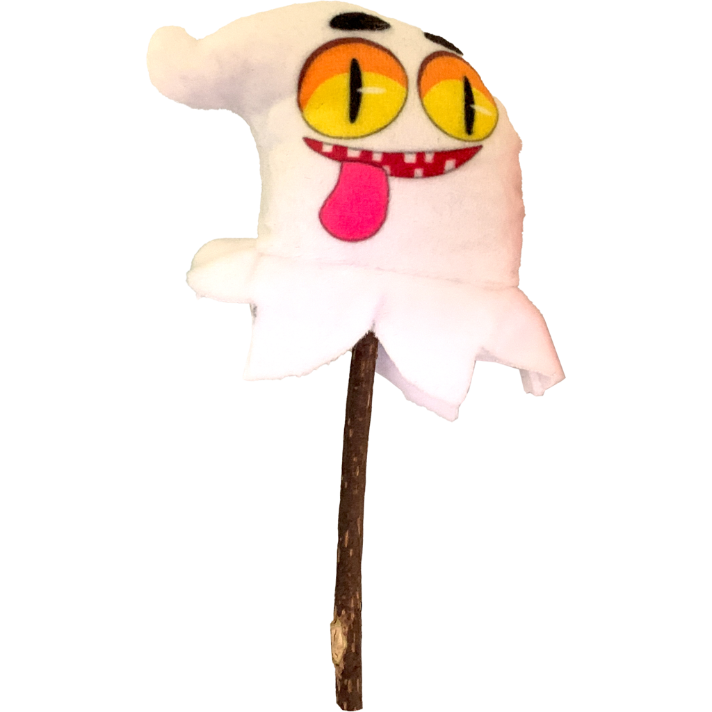 [BOC6173988] Bobby Cat Toy Fright Ghost with Silvervine 15 cm