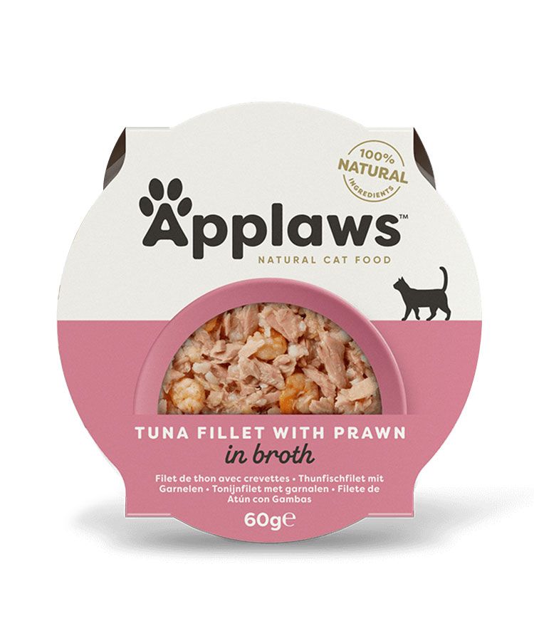 [496001_60G-NA] Applaws Tuna with Prawn Adult Wet Cat Food 60g Pot