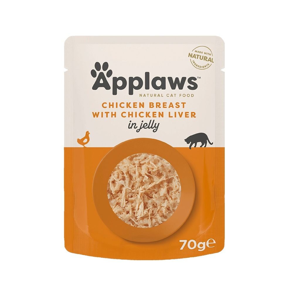 [431051_70G-NA] Applaws Chicken with Liver in Jelly Adult Wet Cat Food 70g Pouch