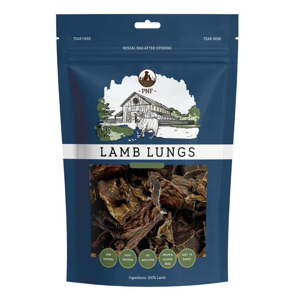 Pet Natural Farm Lamb Lungs Dog Treat 100g