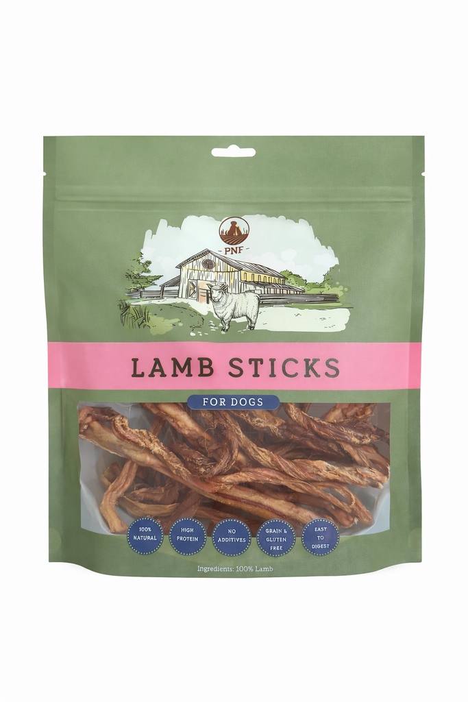 Pet Natural Farm Lamb Sticks (Pizzle) 300g